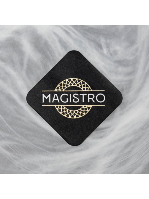 Тарелка подстановочная Magistro «Смоук», 31×3 см, стекло, прозрачная