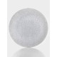 Тарелка подстановочная Magistro Cotton, d=33 см, стекло, серебристая