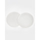 Тарелки Magistro White Snow, набор 2 шт., d=26 см, фарфор, белые