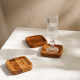 Набор тарелок - подставок SL Home, 10×10×2 см, 3 шт., дуб
