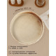 Тарелка с бортиком Magistro Organic brown, d=20.6 см, фарфор, бежевая