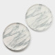 Тарелки Magistro Real Marble, d=26 см, набор 2 шт., фарфор, белые