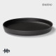 Тарелка Magistro Black style, d=27 см, фарфор, чёрная