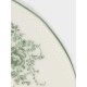 Тарелка WY Emerald Essence, d=26.5 см, фарфор, белая