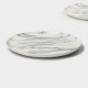 Тарелки Magistro Real Marble, d=26 см, набор 2 шт., фарфор, белые