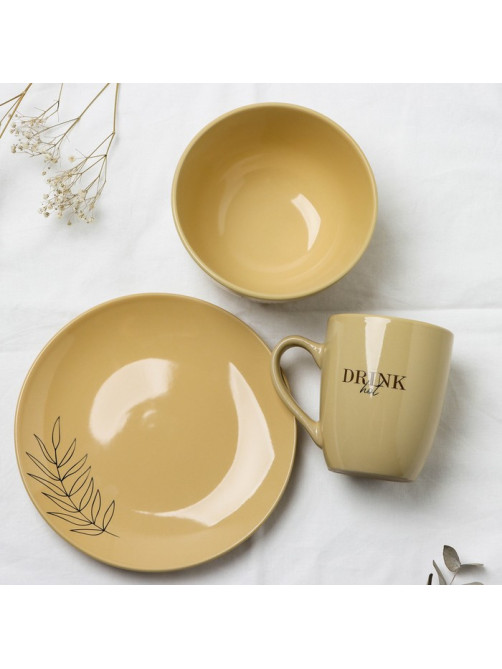 Тарелка керамическая «Стиль», 21 см, Dolce Ceramo