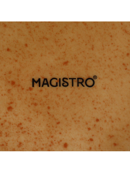 Тарелка глубокая Magistro Stone, d=18 см, фарфор, бежевая