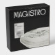 Тарелки глубокие Magistro Real Marble, 800 мл, 21×4.7 см, набор 2 шт., фарфор, белые