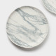 Тарелки Magistro Real Marble, d=21 см, набор 2 шт., фарфор, белые