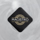 Тарелка обеденная Magistro «Смоук», 26.5×2.6, стекло, белая, прозрачная