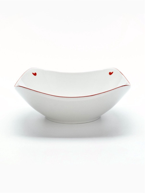 Тарелка суповая керамическая «Любовь в деталях», 17.5×17.5×5.5 см, ручная работа