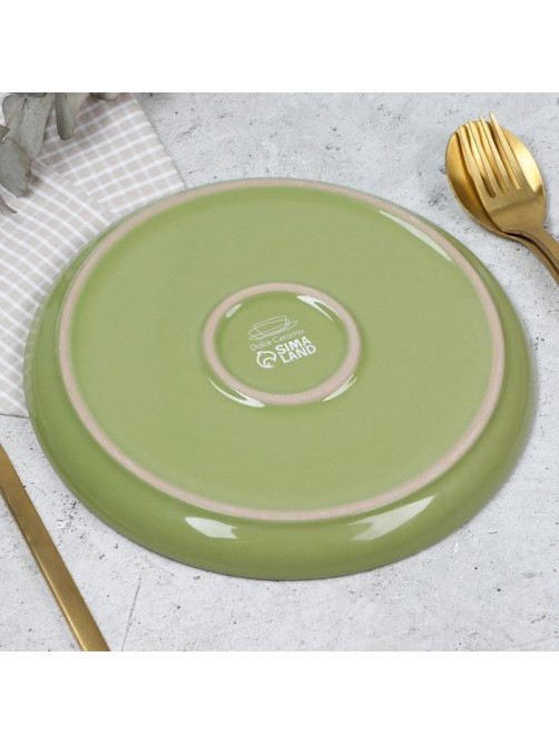 Тарелка керамическая «Олива», 19.6 см, Dolce Ceramo
