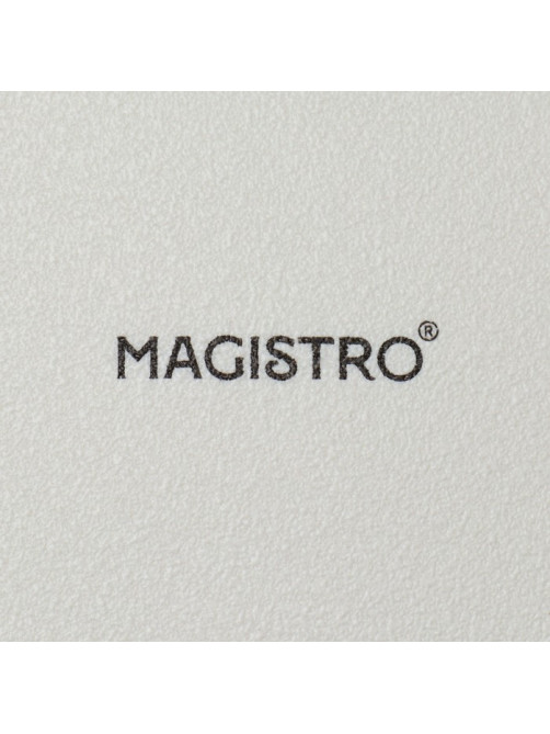 Десертные тарелки Magistro Lofty, d=20 см, набор 6 шт., фарфор, белые