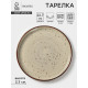 Тарелка с бортиком Magistro Mediterana, d=22.7 см, фарфор, бежевая