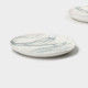 Тарелки Magistro Real Marble, d=21 см, набор 2 шт., фарфор, белые