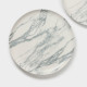 Тарелки Magistro Real Marble, d=26 см, набор 2 шт., фарфор, белые
