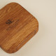 Набор тарелок - подставок SL Home, 10×10×2 см, 3 шт., дуб