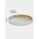 Тарелка десертная Magistro Sand Ripples Magistro, d=20.5 см, фарфор, голубая