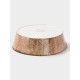 Тарелка глубокая Magistro Wood, 1.95 л, d=23.5 см, фарфор, коричневая