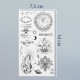 Переводные тату на тело чёрные «Вселенная», 7.5×14 см