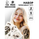 Переводные татуировки «Скульптура», временные, 2 листа, тату — 9 шт.