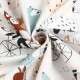 Ткань Сатин «Зоопарк», ширина 160 см, 160 г/м²