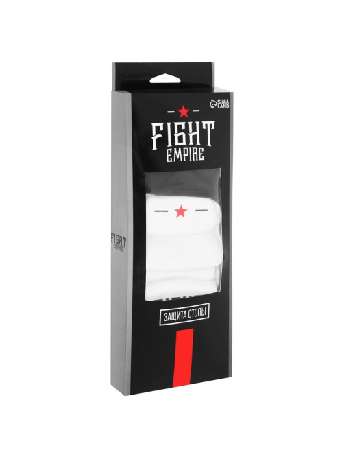 УЦЕНКА Защита стопы для тхэквондо FIGHT EMPIRE, размер S, белая
