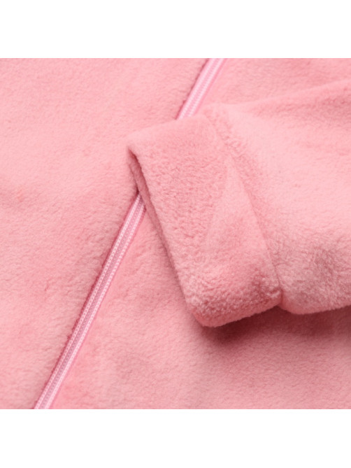 Толстовка для девочки флисовая MINAKU: Fleece Soft, розовая, рост 110-116 см