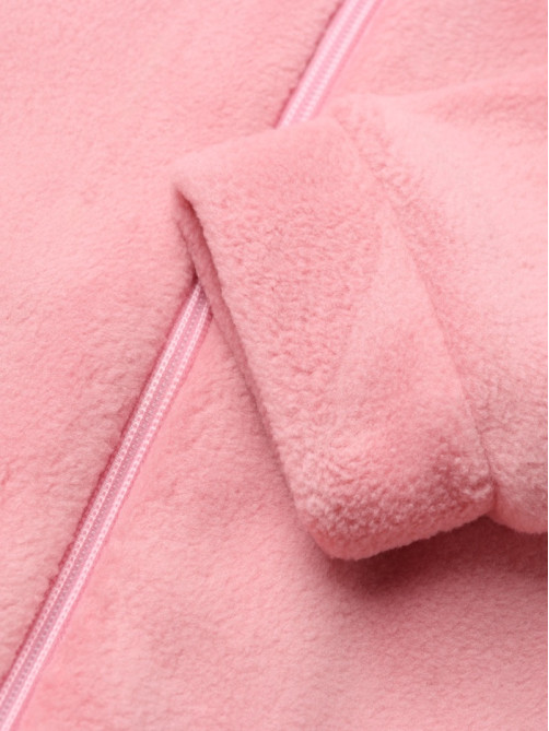 Толстовка для девочки флисовая MINAKU: Fleece Soft, розовая, рост 98-104 см