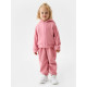 Толстовка для девочки флисовая MINAKU: Fleece Soft, розовая, рост 98-104 см