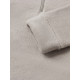 Толстовка флисовая детская MINAKU: Fleece Soft, серая, рост 128-134 см