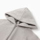 Толстовка для девочки флисовая MINAKU: Fleece Soft, серая, рост 98-104 см