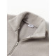 Толстовка флисовая детская MINAKU: Fleece Soft, серая, рост 134-140 см