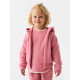 Толстовка для девочки флисовая MINAKU: Fleece Soft, розовая, рост 110-116 см
