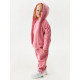 Толстовка для девочки флисовая MINAKU: Fleece Soft, розовая, рост 110-116 см