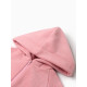 Толстовка для девочки флисовая MINAKU: Fleece Soft, розовая, рост 110-116 см