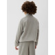 Толстовка флисовая детская MINAKU: Fleece Soft, серая, рост 140-146 см