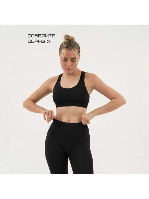 Топ женский Resport, бифлекс, размер 50 (XL), чёрный