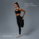 Топ спортивный ONLYTOP Sculpt, размер M, чёрный