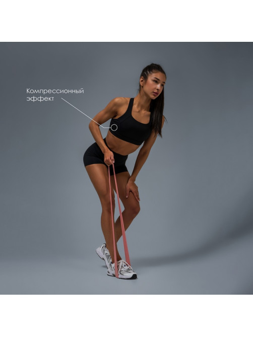 Топ спортивный ONLYTOP Comfort, размер S, чёрный