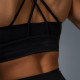 Топ спортивный ONLYTOP Sculpt, размер M, чёрный