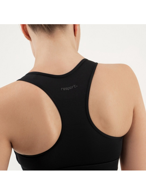 Топ женский Resport, бифлекс, размер S (44), чёрный