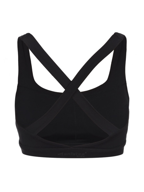 Топ спортивный ONLYTOP Comfort, размер S, чёрный