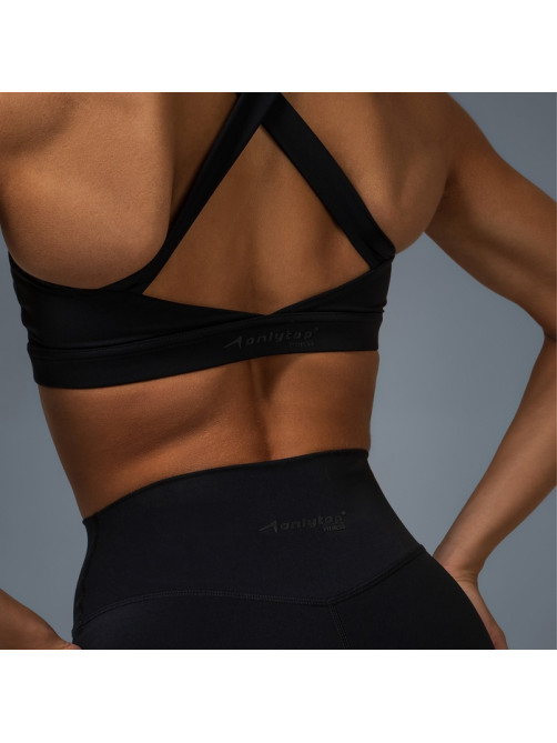 Топ спортивный ONLYTOP Comfort, размер S, чёрный