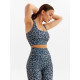 Топ леопардовый женский MINAKU, чёрный, размер 46