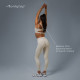 Топ спортивный ONLYTOP Asymmetry, размер 44 (M), бежевый