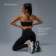 Топ спортивный ONLYTOP Sculpt, размер M, чёрный