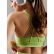 Топ спортивный ONLYTOP Sculpt, размер 42 (S), зелёный