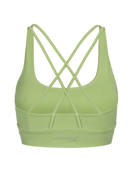 Топ спортивный ONLYTOP Sculpt, размер 42 (S), зелёный