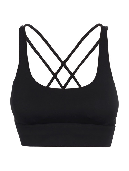 Топ спортивный ONLYTOP Sculpt, размер M, чёрный